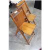 Image 2 : TWO ANTIQUE FOLDING CHAIRS