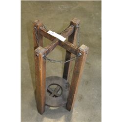 VINTAGE MISSION OAK UMBRELLA STAND