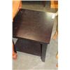 Image 1 : BLACK 2-TIER ENDTABLE