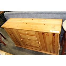 PINE 4-DRAWER 2-DOOR SERVER