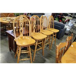 FOUR OAK HOOPBACK BARSTOOLS