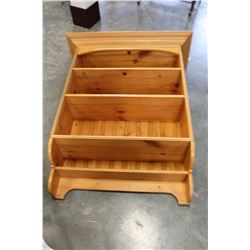 LARGE PINE COTTAGE STYLE WALL SHELF