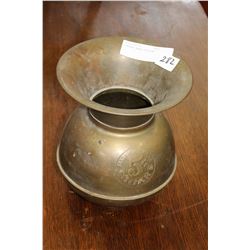 VINTAGE BRASS SPITOON