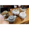 Image 1 : COLLECTION OF POTTERY TEAPOTS