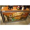 Image 2 : MID CENTURY MODERN ILLUMINATED CLOCK PAINTING