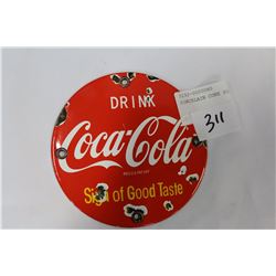 PORCELAIN COKE SIGN