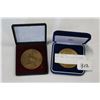 Image 1 : TWO LARGE ROUND COINS IN CASES