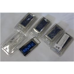 FIVE NEW PRGRAMMABLE LED BELT BUCKLES IN BLUE