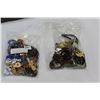 Image 1 : TWO BAGS OF ESTATE JEWELLRY