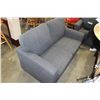Image 1 : BRAND NEW STEEL GREY FABRIC AHSLEY FURNITUTRE SOFA AND LOVESEAT