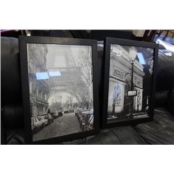 PAIR OF FRAMED PARIS PRINTS