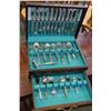 Image 2 : CASED CUTLERY SET ONEIDA ROGERS IN CANTEEN