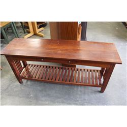 MODERN MISSION OAK SYTLE LEXINGTON FURNITURE HALL TABLE