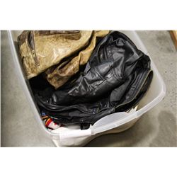 TOTE OF JACKETS