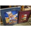 Image 1 : TWO NOVELTY FRAMED CHEF PRINTS