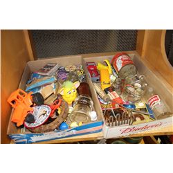 TWO TRAYS OF COLLECTIBLES