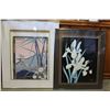 Image 1 : TWO FRAMED EASTERN STYLE FLORALS