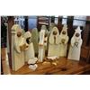 Image 1 : HANDMADE WOOD NATIVITY FIGURES