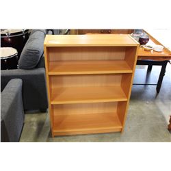 3-TIER MAPLE BOOKSHELF