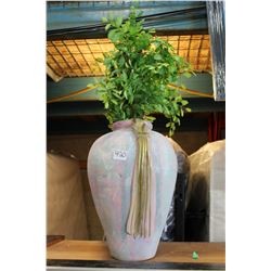 VASE WITH FLORAL