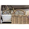 Image 1 : WICKER BASKETS AND DOLL BUGGY AND PICNIC BASKET