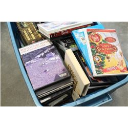 TOTE OF DVDS AND MOVIES