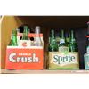 Image 2 : LOT OF SIX VINTAGE UN OPENED POP BOTTLES AND TWO SIX PACKS OF VINTAGE POP BOTTLES