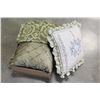 Image 2 : LOT OF DESIGNER THROW PILLOWS