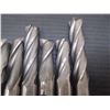 Image 2 : Misc Sized, 3/4" Shank HSS End Mills, 9 Total