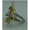 Image 2 : 6.27CT AMETHYST/EMERALD RING SUGGESTED RETAIL PRICE $785