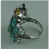 Image 2 : 4.26CT EMERALD/SAPPHIRE RING SUGGESTED RETAIL PRICE $630