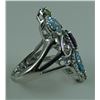 Image 2 : 2.13CT AMETHYST/PERIDOT/TOPAZ RING SUGGESTED RETAIL PRICE $610