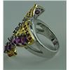 Image 2 : 2.16CT GARNET/TANZANITE BUTTERFLY RING RING SUGGESTED RETAIL PRICE $640