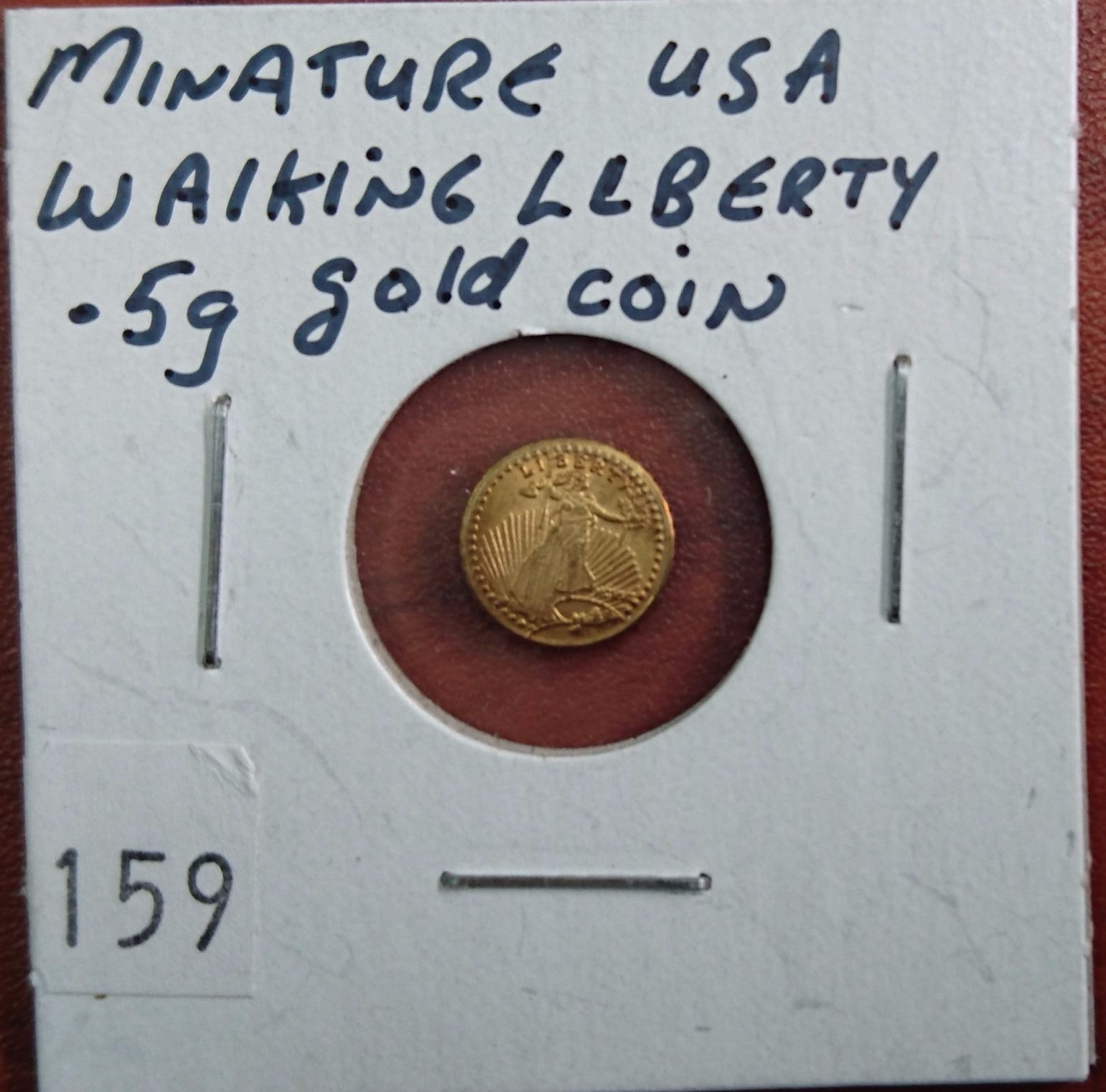 5G GOLD COIN MINIATURE USA WALKING LIBERTY MOTIF 5g-gold-coin-miniature-usa-walking-liberty-motif