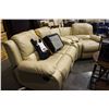 Image 2 : LEATHER RECLINING SOFA SET