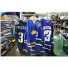 Image 1 : 2 HOCKEY JERSEYS CANUCKS, SWEDISH NATIONAL AND 1 FOOTBALL JERSEY