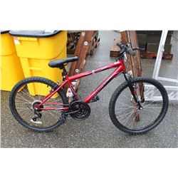 HUFFY RED MOUNTAIN BIKE