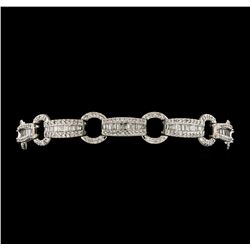 3.03 ctw Diamond Bracelet - 14KT White Gold