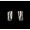 Image 1 : 14KT White Gold 1.56 ctw Black Diamond Earrings