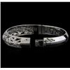 Image 3 : 18KT White Gold 1.68 ctw Diamond Bangle Bracelet