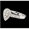 Image 1 : 0.59 ctw Diamond Ring - 14KT White Gold
