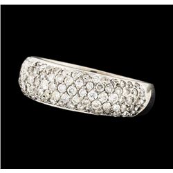 0.95 ctw Diamond Ring - 18KT White Gold