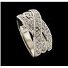 Image 4 : 0.50 ctw Diamond Ring - 14KT White Gold