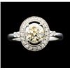 Image 2 : 1.82 ctw Diamond Ring - 18KT White Gold