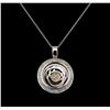 Image 1 : 1.12 ctw Diamond Pendant - 14KT White Gold