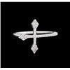 Image 1 : 0.20 ctw Diamond Ring - 14KT White Gold