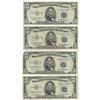 Image 1 : 1953 $5 Silver Certificate Currency Lot of 4