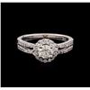 Image 1 : 0.84 ctw Diamond Ring - 14KT White Gold
