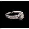 Image 2 : 0.84 ctw Diamond Ring - 14KT White Gold
