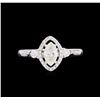 Image 2 : EGL USA Cert 0.75 ctw Diamond Ring - 18KT White Gold